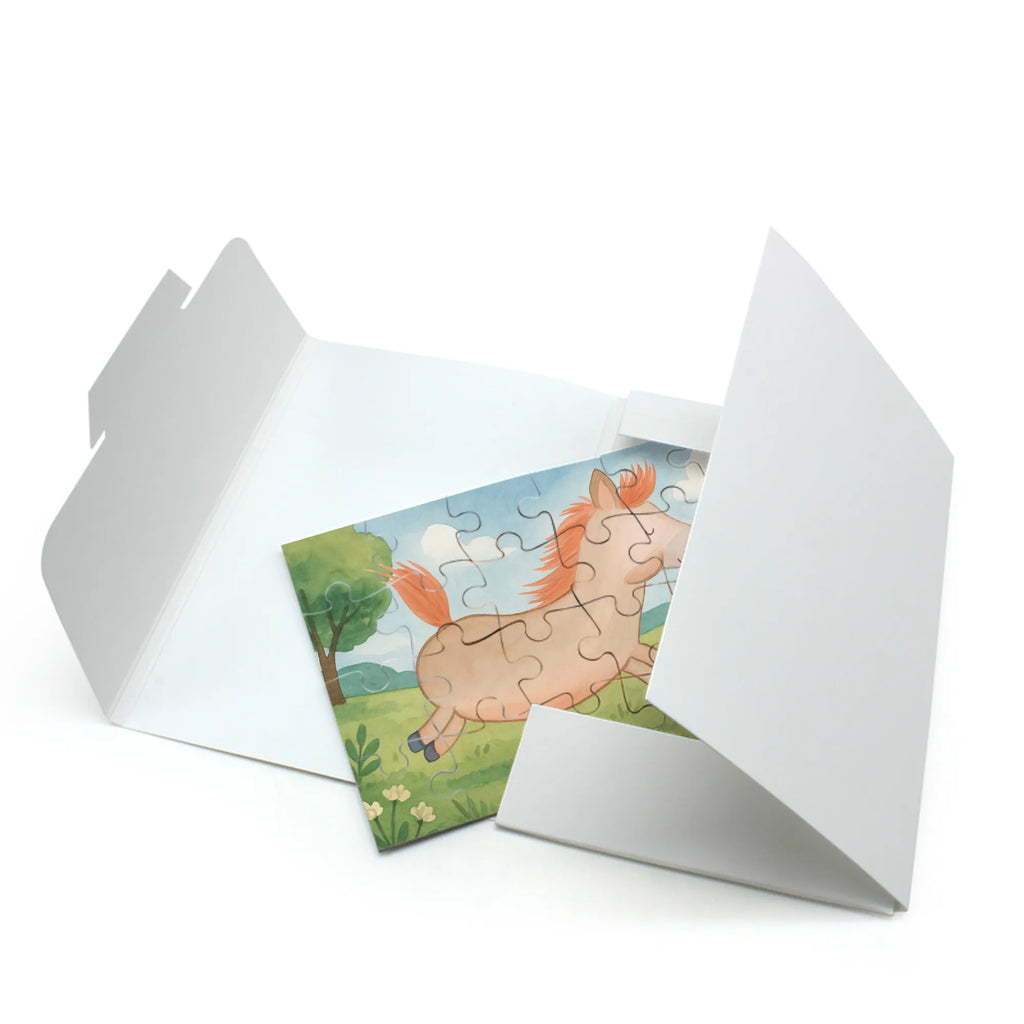 Puzzle Pferd Springen Design Puzzle, Bauernhof, Hoftiere, Landwirt, Landwirtin, Pferd, Pony, Pferde, Stall, Pferdestall, ausreiten, reiten, Pferdebesitzer