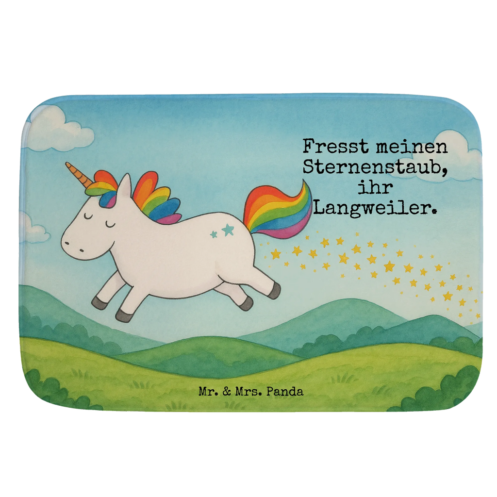 Badematte Einhorn Happy Design Badematte, Badteppich, Duschvorleger, Badezimmerteppich, Badezimmermatte, Badvorleger, Duschmatte, Duschteppich, Badteppiche, Badgarnitur, Badematten, Teppich Badezimmer, Badezimmermatten, Einhorn, Einhörner, Einhorn Deko, Unicorn, glücklich, fröhlich, Spaß, Freude, Lebensfreude, witzig, spannend, Lächeln, Lachen