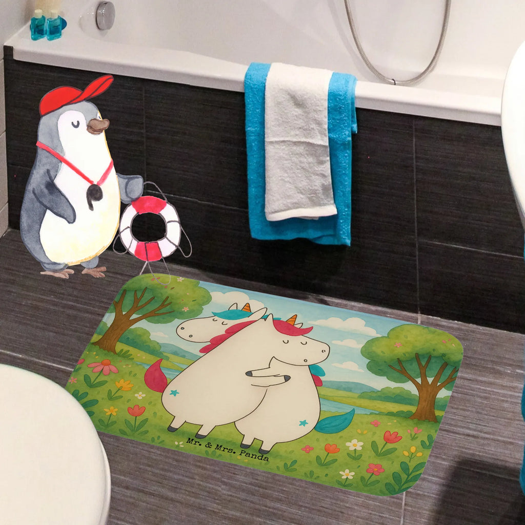 Badematte Einhörner Umarmen Design Badematte, Badteppich, Duschvorleger, Badezimmerteppich, Badezimmermatte, Badvorleger, Duschmatte, Duschteppich, Badteppiche, Badgarnitur, Badematten, Teppich Badezimmer, Badezimmermatten, Einhorn, Einhörner, Einhorn Deko, Unicorn, Freundinnen, Freundin, BFF, Schwester, Schwestern, Familie, Geschwister, Sister, Liebe