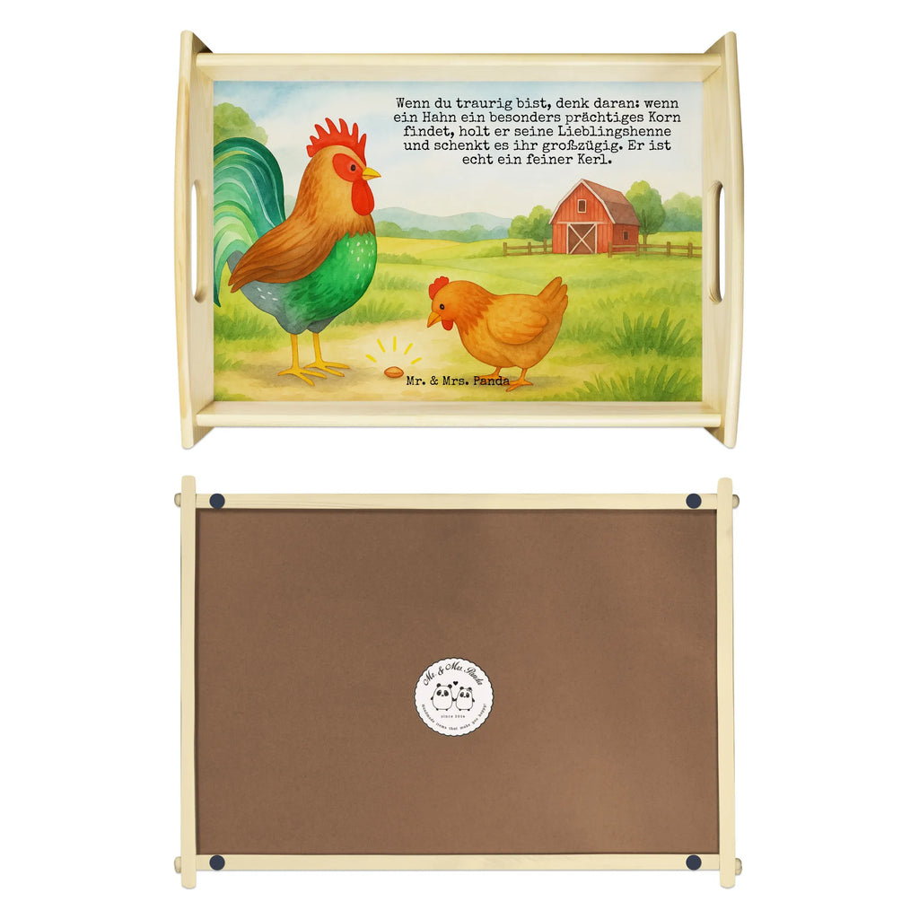 Serviertablett Hahn Korn Design Holztablett, Tablett, Küchentablett, Serviertablett, Dekotablett, Frühstückstablett, Bauernhof, Hoftiere, Landwirt, Landwirtin, Korn, Henne, Hahn, Eier, Natur