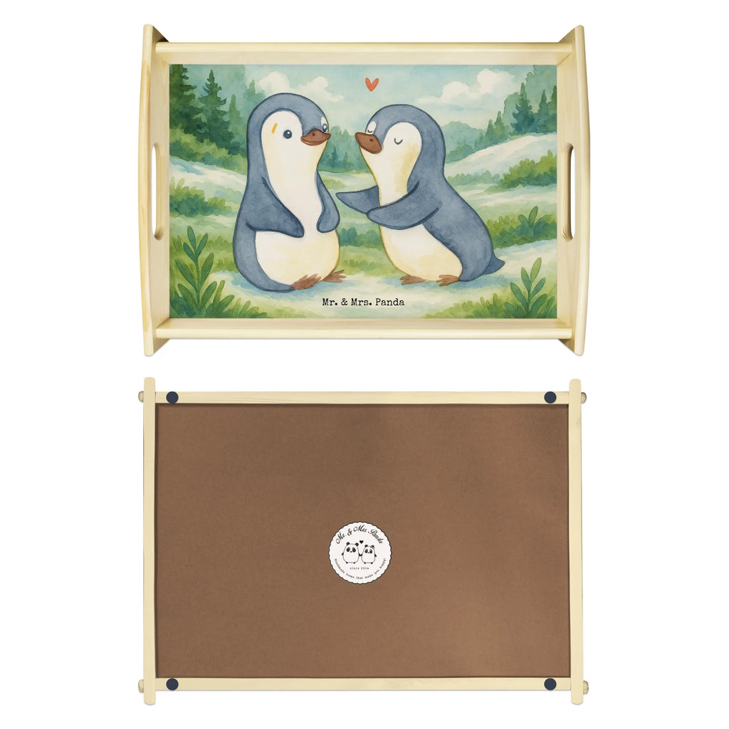 Serviertablett Pinguine trösten Design Holztablett, Küchentablett, Tablett, Frühstückstablett, Dekotablett, Serviertablett, Liebe, Partner, Freund, Freundin, Ehemann, Ehefrau, Heiraten, Verlobung, Heiratsantrag, Liebesgeschenk, Jahrestag, Hocheitstag, Mitbringsel, Hochzeitstag, Geschenk für Freundin, für Ehemann, Geschenk für Partner, Valentinstag, für Männer, Liebesbeweis, Geschenk für Frauen