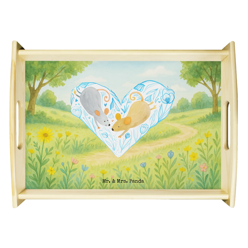 Serving tray Mice heart Design Dekotablett, Holztablett, Serviertablett, Tablett, Küchentablett, Frühstückstablett, Liebe, Partner, Freund, Freundin, Ehemann, Ehefrau, Heiraten, Verlobung, Heiratsantrag, Liebesgeschenk, Jahrestag, Hocheitstag, Lieblingsmensch, Geschenk für zwei, Liebesbeweis, Gemeinsamkeit, Love, Mäuse, Maus, Liebesbotschaft, Hochzeit