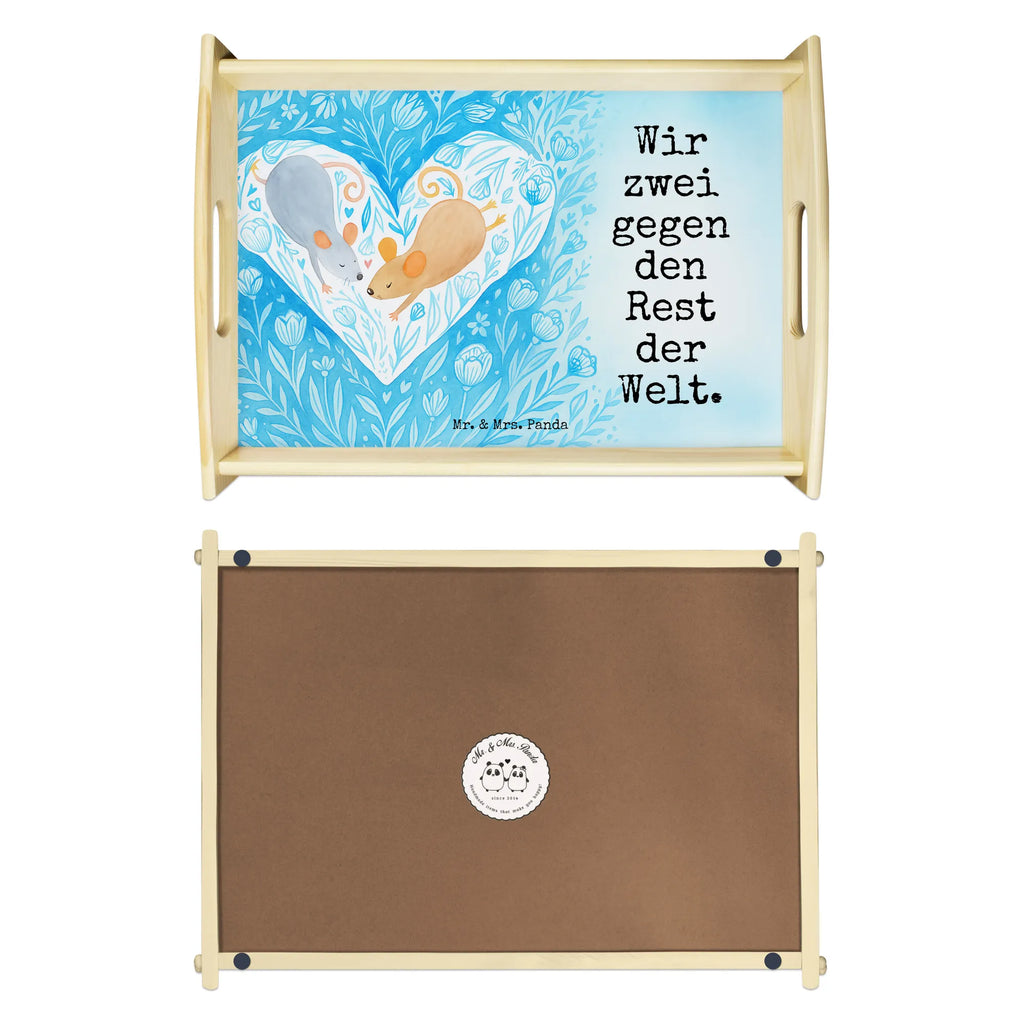 Serving tray Mice heart Design Dekotablett, Holztablett, Serviertablett, Tablett, Küchentablett, Frühstückstablett, Liebe, Partner, Freund, Freundin, Ehemann, Ehefrau, Heiraten, Verlobung, Heiratsantrag, Liebesgeschenk, Jahrestag, Hocheitstag, Lieblingsmensch, Geschenk für zwei, Liebesbeweis, Gemeinsamkeit, Love, Mäuse, Maus, Liebesbotschaft, Hochzeit