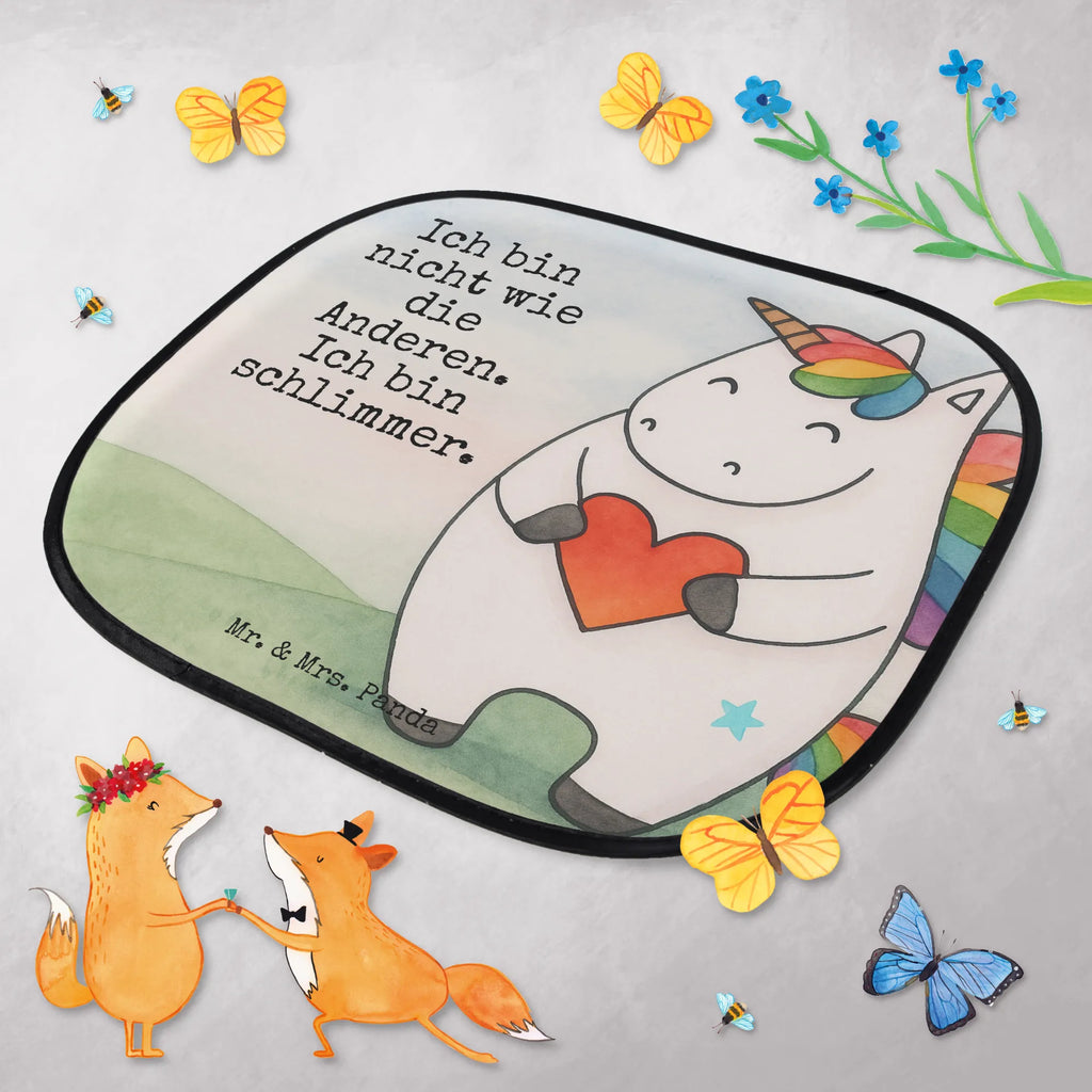 Osłona przeciwsłoneczna do samochodu Jednorożec serce Design Jednorożec, jednorożce, dekoracje jednorożca, jednorożec