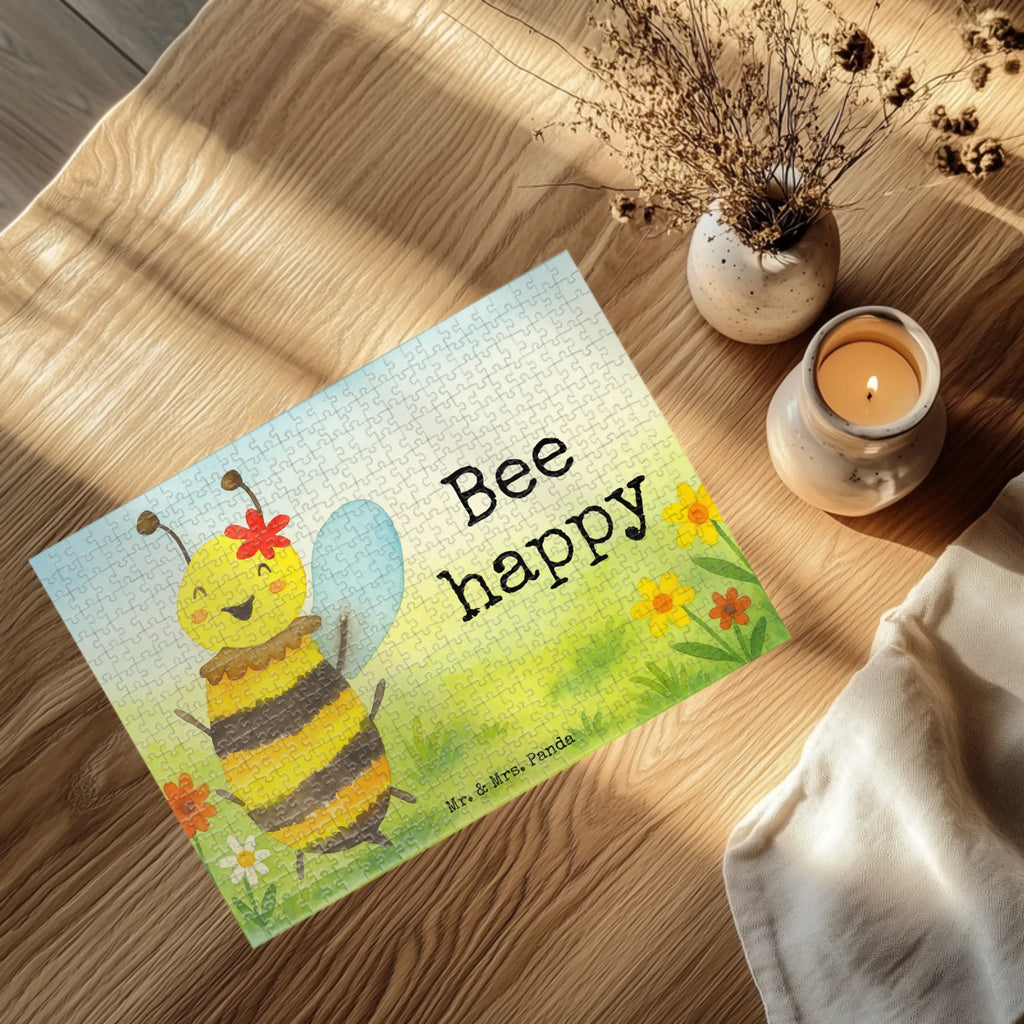 Puzzle bee happy Design Puzzle, Biene, Wespe, Hummel
