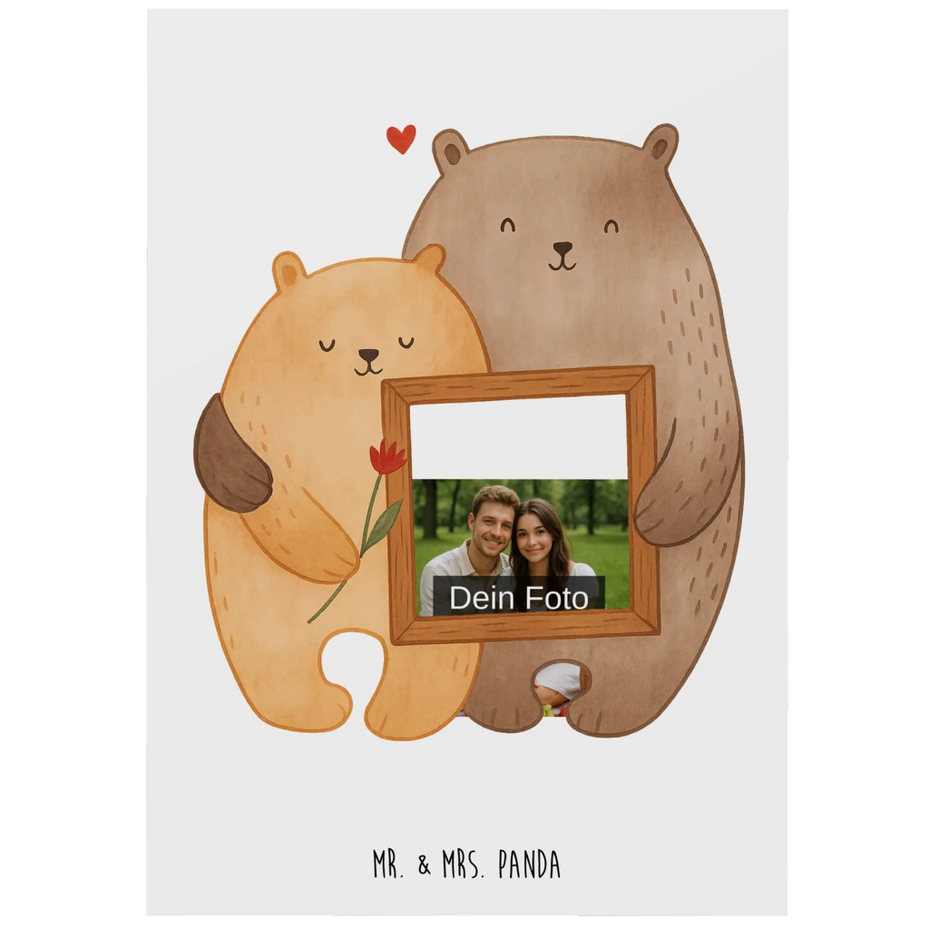 Personalized Photo Postcard Bears in love Design Personalisierte Foto Postkarte, Liebe, Partner, Freund, Freundin, Ehemann, Ehefrau, Heiraten, Verlobung, Heiratsantrag, Liebesgeschenk, Jahrestag, Hocheitstag, Bär, Geschenk Freundin, Hochzeitstag, Geschenk Freund, Verlobt, Liebesbeweis, Geschenk Hochzeit, Bären, Verliebt, Bärchen, Verheiratet