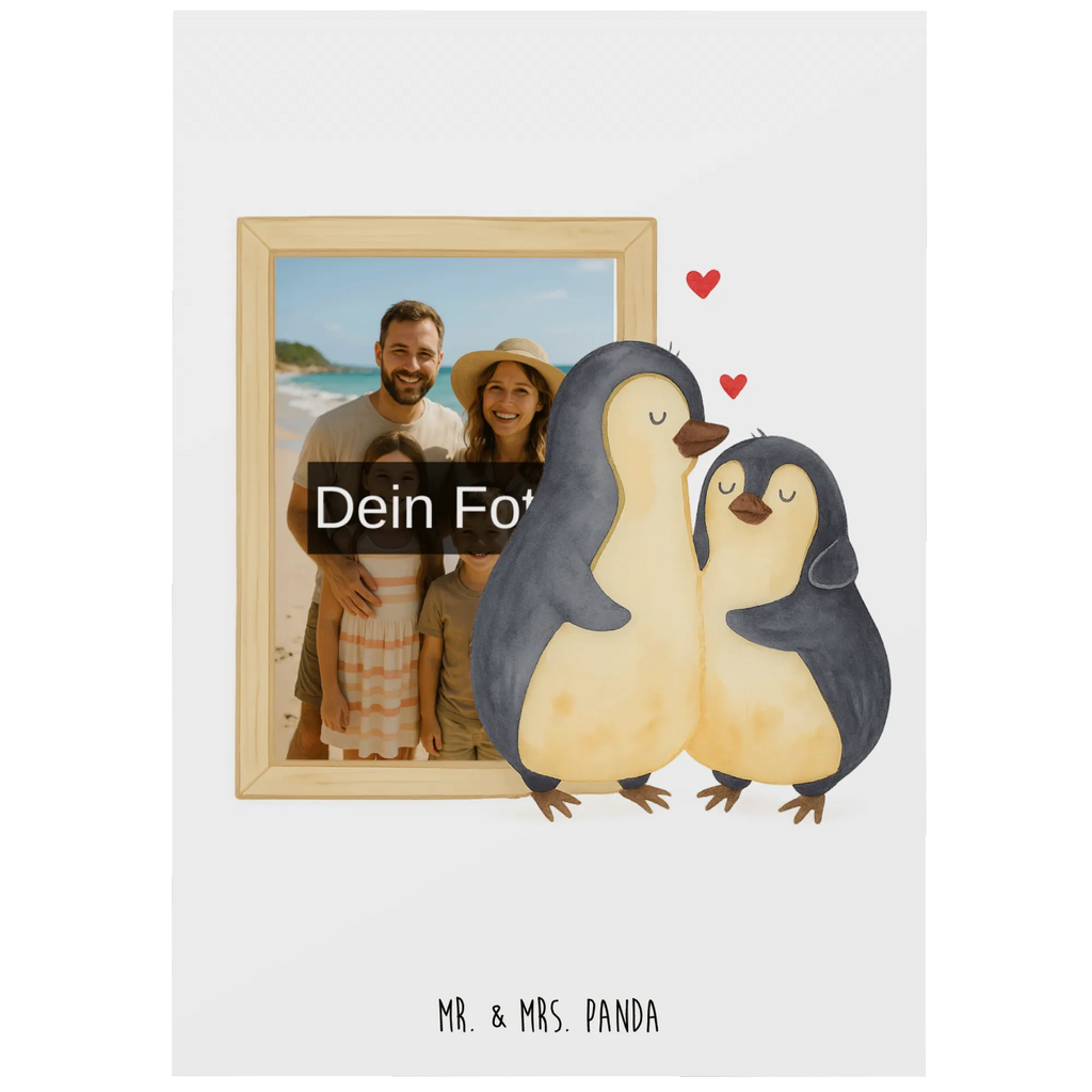 Personalizowana pocztówka ze zdjęciem Pingwin przytulać Design Personalisierte Foto Postkarte, Pinguin, Liebe, Hochzeitstag, Jahrestag, Verlobung, Liebesgeschenk, Hochzeit, Hochzeitsgeschenk, Liebesbeweis, Liebespaar