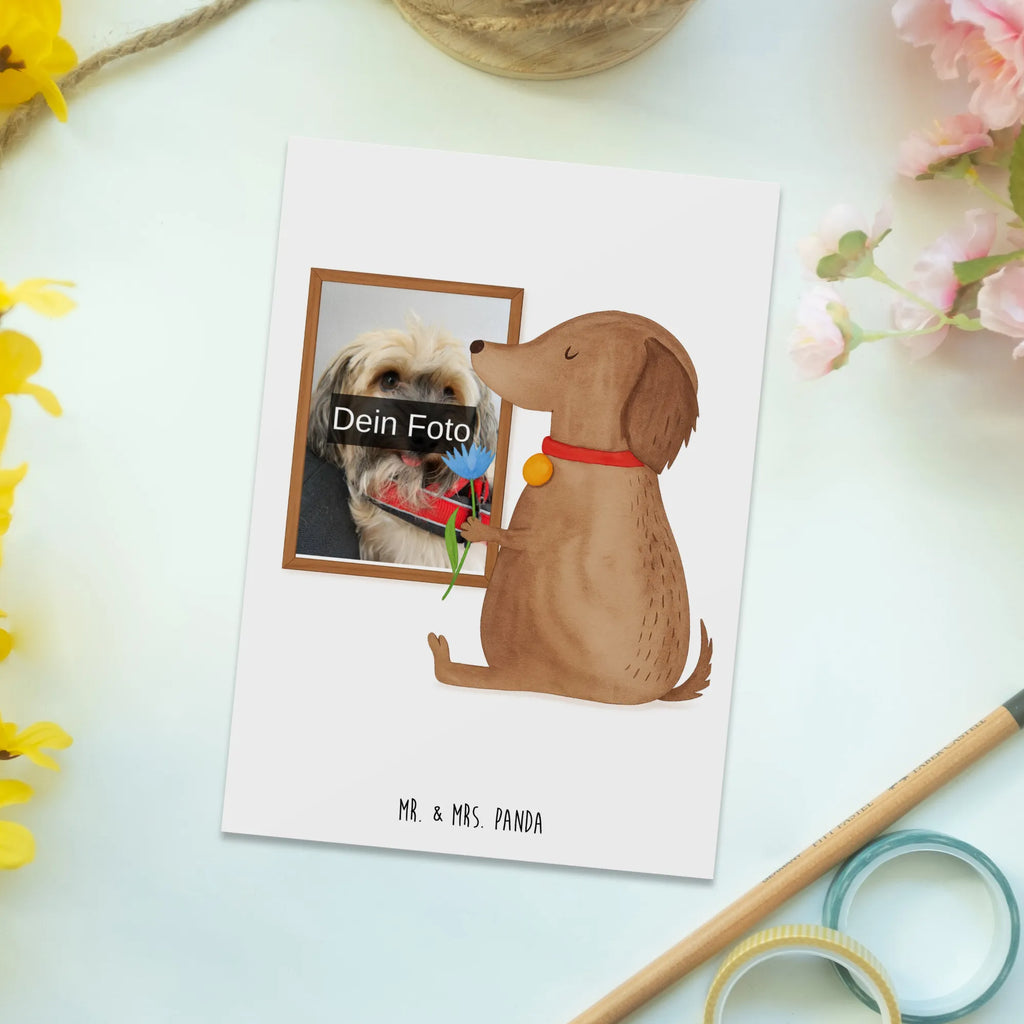 Personalizowana pocztówka ze zdjęciem pies kwiat Design Personalisierte Foto Postkarte, Hund, Hundemotiv, Haustier, Hunderasse, Tierliebhaber, Hundebesitzer, Sprüche, Hunde, Frauchen, Hundeliebe