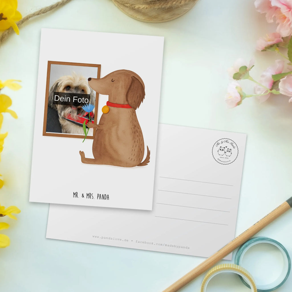 Personalizowana pocztówka ze zdjęciem pies kwiat Design Personalisierte Foto Postkarte, Hund, Hundemotiv, Haustier, Hunderasse, Tierliebhaber, Hundebesitzer, Sprüche, Hunde, Frauchen, Hundeliebe