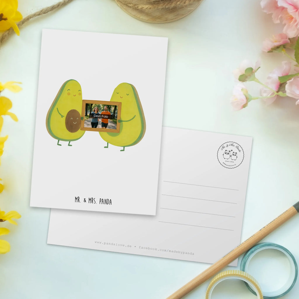 Personalized Photo Postcard avocado pair Design Personalisierte Foto Postkarte, Avocado, Veggie, Vegan, Gesund, Babyshower, Hochzeit, Kinder, Avocados, Liebe, Schwangerschaft, Babyparty, Geburt, Avocuddle, Familie
