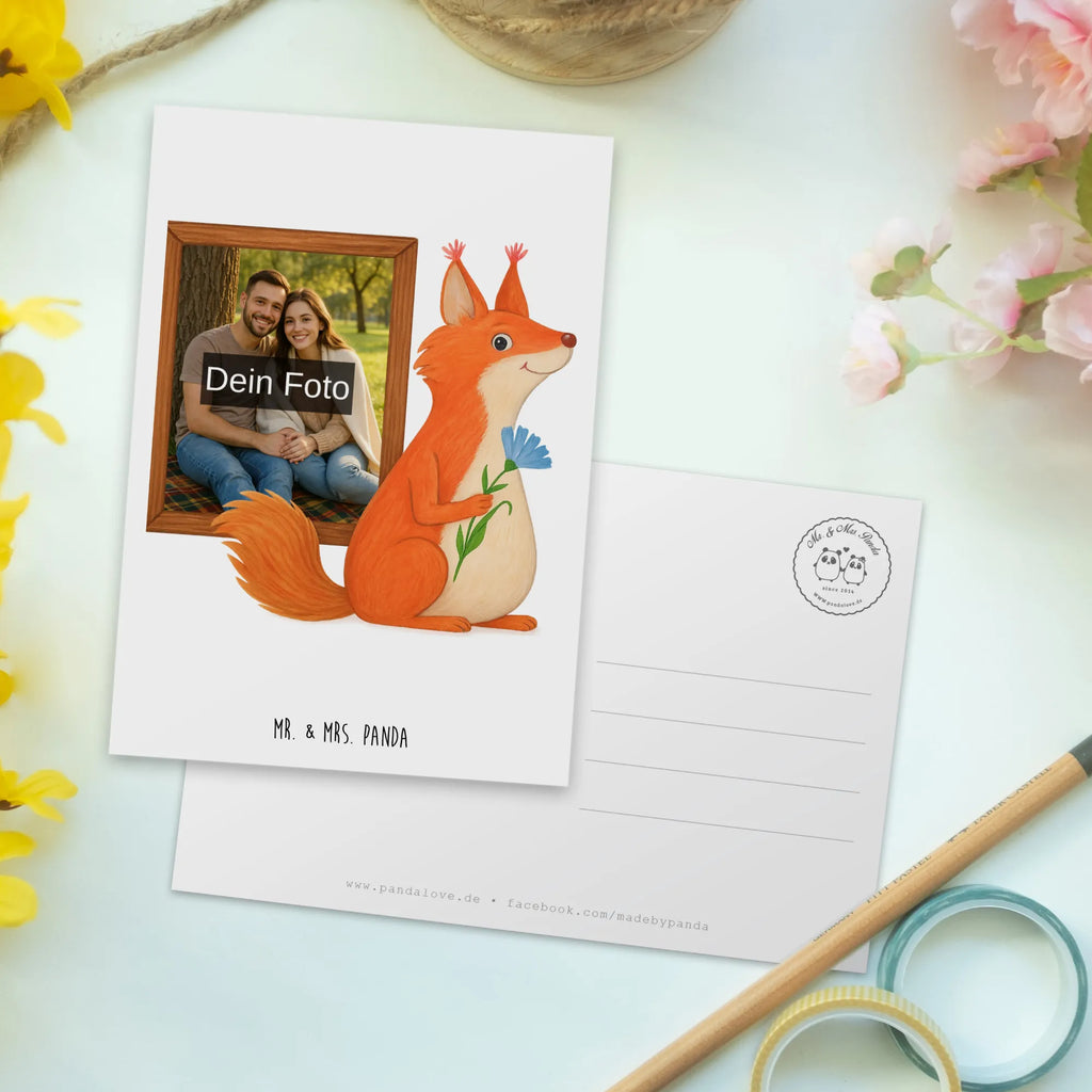 Personalized Photo Postcard Squirrel flower Design Personalisierte Foto Postkarte, Tiermotive, Gute Laune, lustige Sprüche, Tiere, Spruch positiv, Spruch Deko, Eichhörnchen, Lachen, Eichhorn, Spaß, Motivation Bilder, Motivation Sprüche, glücklich Spruch