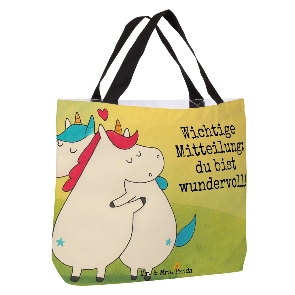 Shopper Einhorn Mitteilung Design Beutel, Einkaufstasche, Tasche, Strandtasche, Einkaufsbeutel, Shopper, Schultasche, Freizeittasche, Tragebeutel, Schulbeutel, Alltagstasche, Einhorn, Einhörner, Einhorn Deko, Unicorn, Valentinstag, Valentine, Liebe, Geschenk, Partner, Ehe, lustig, witzig, Spruch