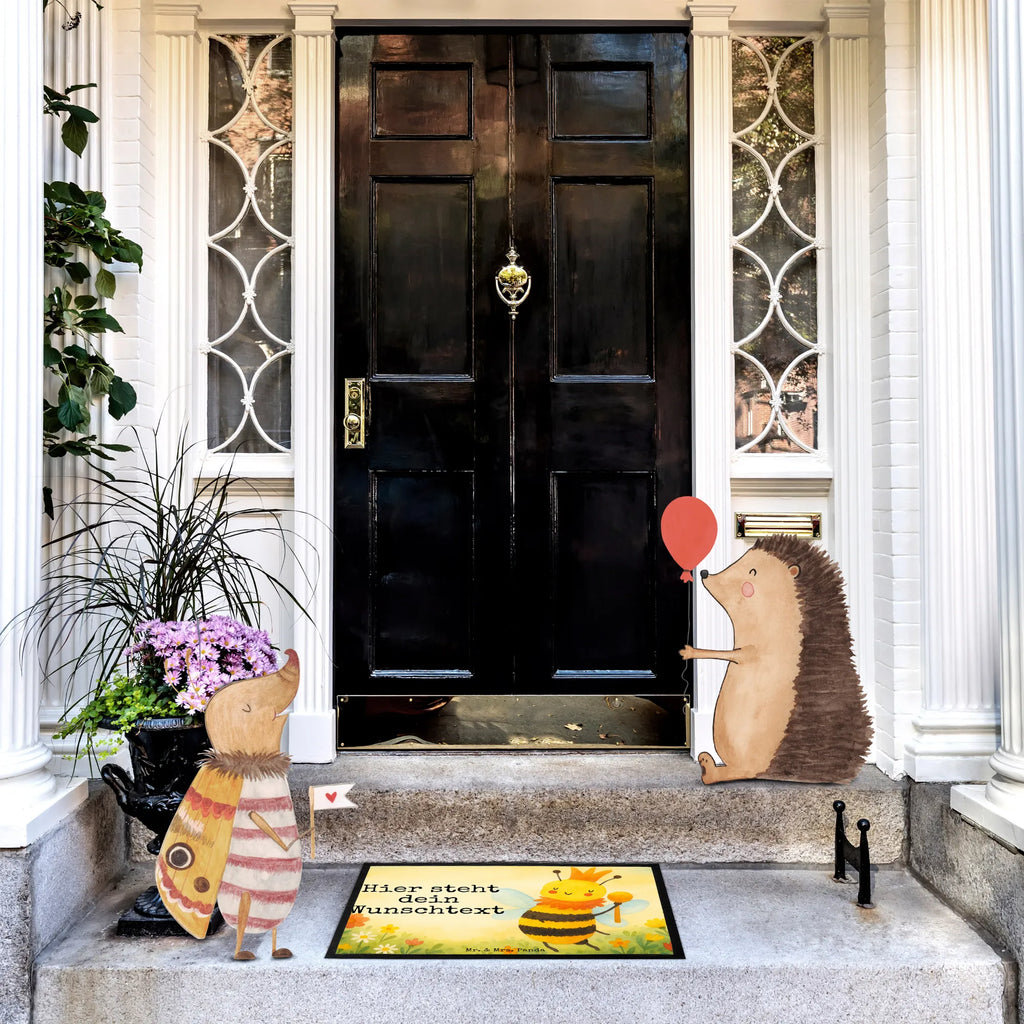 Spersonalizowana wycieraczka pszczoła król Design Türvorleger mit Namen, Bedrucken, Namensfussmatte, Personalisieruung, Fußmatte bedrucken, Personalisierte Fußmatte, Türvorleger personalisiert, Fußmatte mit Namen, Personalisiert, Haustürmatte personalisiert, Wunschnamen, Biene, Wespe, Hummel