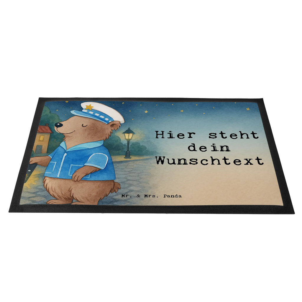 Personalized doormat policeman Passion Design Personalisiert, Namensfussmatte, Wunschnamen, Haustürmatte personalisiert, Fußmatte mit Namen, Türvorleger personalisiert, Fußmatte bedrucken, Bedrucken, Personalisieruung, Personalisierte Fußmatte, Türvorleger mit Namen, Beruf, Ausbildung, Jubiläum, Abschied, Rente, Kollege, Kollegin, Geschenk, Schenken, Arbeitskollege, Mitarbeiter, Firma, Danke, Dankeschön, Cop, Studium, Polizei, Polizeibeamter, Polizist, Wachmann
