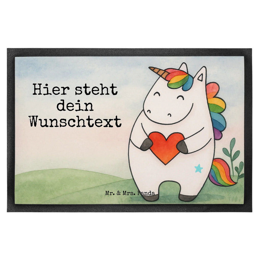 Personalisierte Fußmatte Einhorn Herz Design Namensfussmatte, Fußmatte bedrucken, Türvorleger mit Namen, Wunschnamen, Bedrucken, Personalisiert, Türvorleger personalisiert, Personalisierte Fußmatte, Personalisieruung, Fußmatte mit Namen, Haustürmatte personalisiert, Einhorn, Einhörner, Einhorn Deko, Unicorn, lustig, Freundin, schlimm, anders, witzig, bunt, Herz, böse