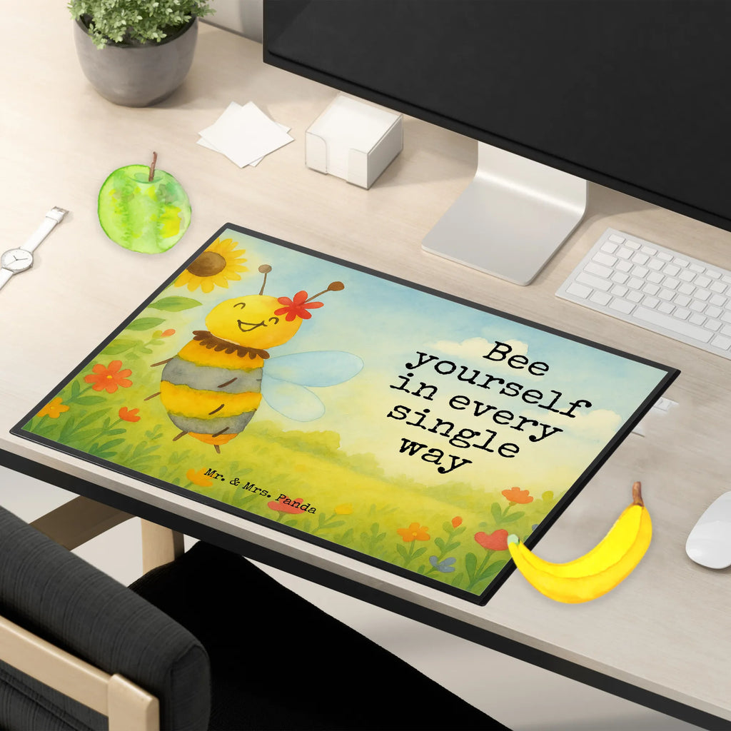 Schreibtischunterlage Biene Blume Design Schreibunterlage, Schreibtischauflage, Bürobedarf, Büroartikel, Schreibwaren, Schreibtisch Unterlagen, Schreibtischunterlage Groß, Biene, Wespe, Hummel