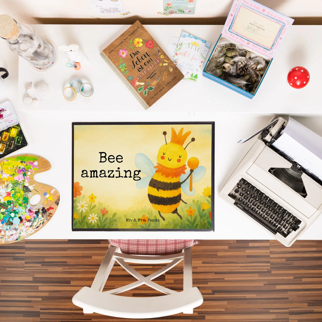 Schreibtischunterlage Biene König Design Schreibunterlage, Schreibtischauflage, Bürobedarf, Büroartikel, Schreibwaren, Schreibtisch Unterlagen, Schreibtischunterlage Groß, Biene, Wespe, Hummel