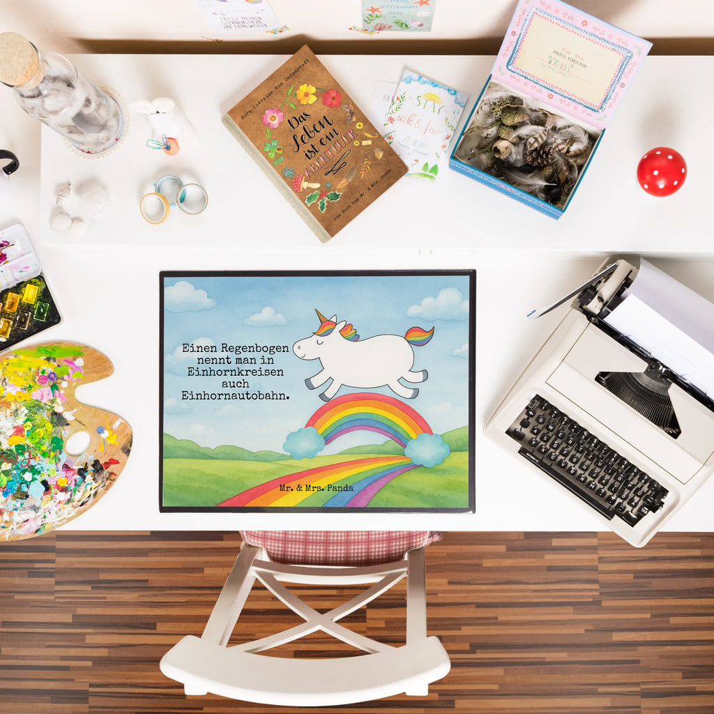Desk pad unicorn rainbow Design Schreibunterlage, Schreibtischauflage, Bürobedarf, Büroartikel, Schreibwaren, Schreibtisch Unterlagen, Schreibtischunterlage Groß, Einhorn, Einhörner, Einhorn Deko, Unicorn, Regenbogen, Glitzer, Einhornpower, Erwachsenwerden, Einhornautobahn