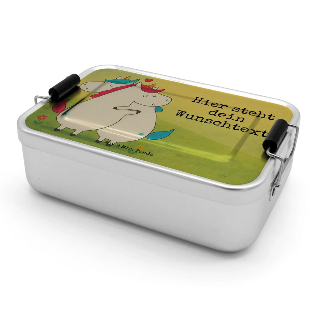 Spersonalizowany metalowy pojemnik na lunch jednorożec Wiadomość Design Kindergarten, Brotbox, Brotbox mit Namen, Brotdose, Geschenk mit Namen, Uni, Schule, Brotdose mit Namen, Einhorn, Einhörner, Einhorn Deko, Unicorn, Liebe, Valentinstag, Geschenk, lustig, witzig, Partner, Spruch, Ehe, Valentine