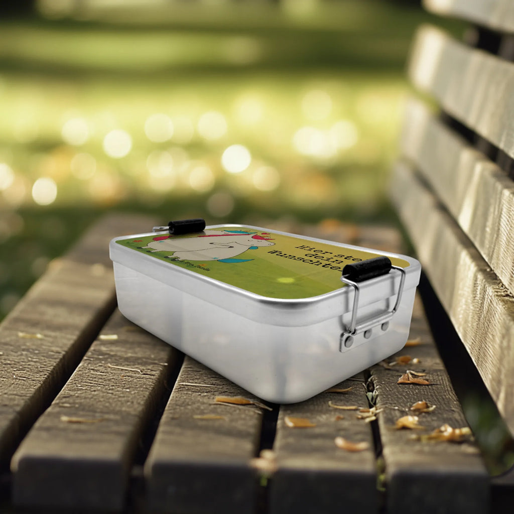 Spersonalizowany metalowy pojemnik na lunch jednorożec Wiadomość Design Kindergarten, Brotbox, Brotbox mit Namen, Brotdose, Geschenk mit Namen, Uni, Schule, Brotdose mit Namen, Einhorn, Einhörner, Einhorn Deko, Unicorn, Liebe, Valentinstag, Geschenk, lustig, witzig, Partner, Spruch, Ehe, Valentine