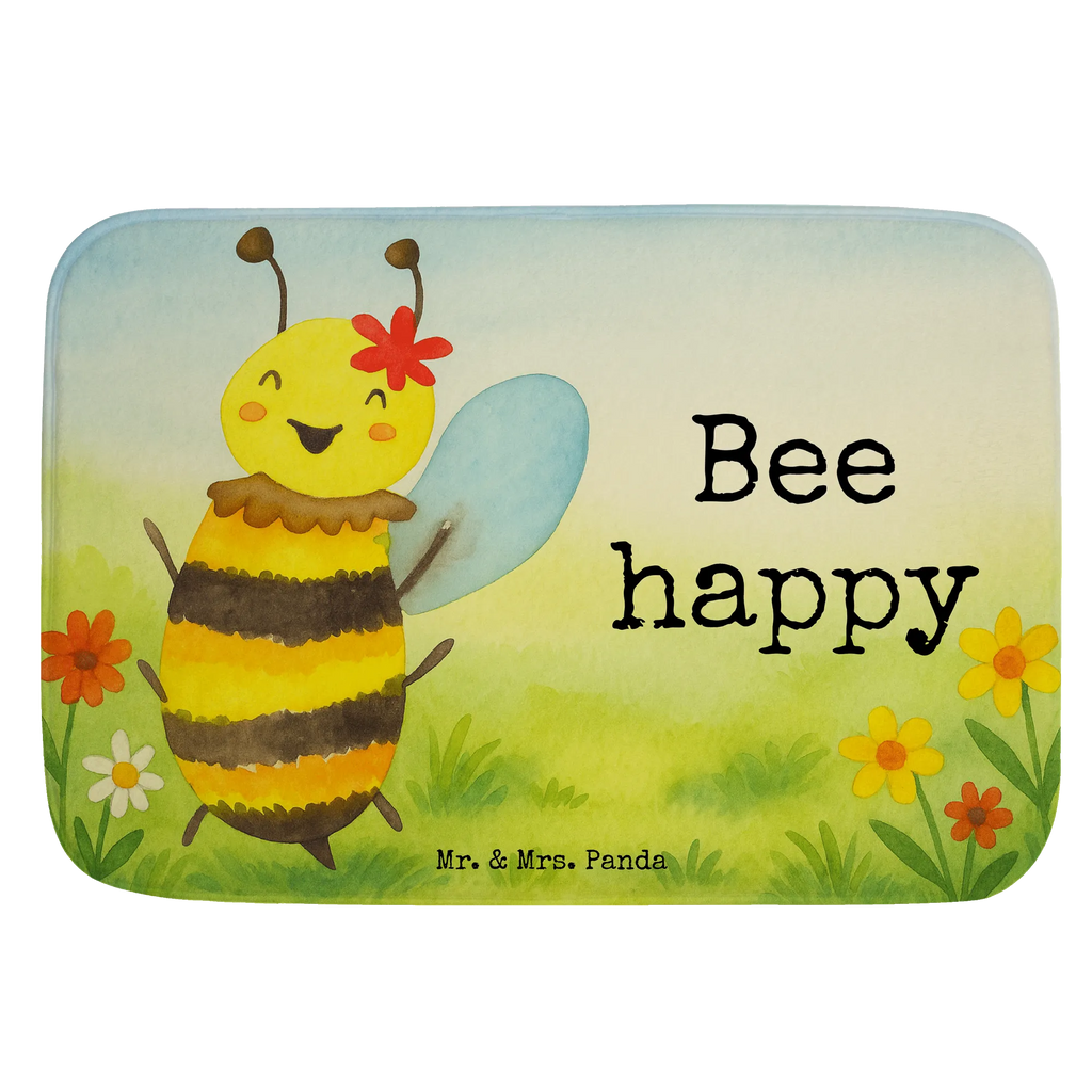 Badematte Biene Happy Design Badematte, Badteppich, Duschvorleger, Badezimmerteppich, Badezimmermatte, Badvorleger, Duschmatte, Duschteppich, Badteppiche, Badgarnitur, Badematten, Teppich Badezimmer, Badezimmermatten, Biene, Wespe, Hummel