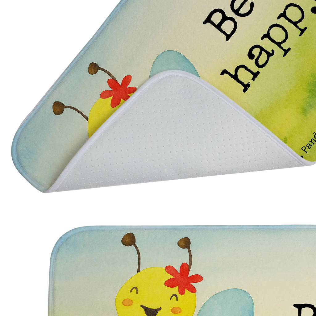 Badematte Biene Happy Design Badematte, Badteppich, Duschvorleger, Badezimmerteppich, Badezimmermatte, Badvorleger, Duschmatte, Duschteppich, Badteppiche, Badgarnitur, Badematten, Teppich Badezimmer, Badezimmermatten, Biene, Wespe, Hummel