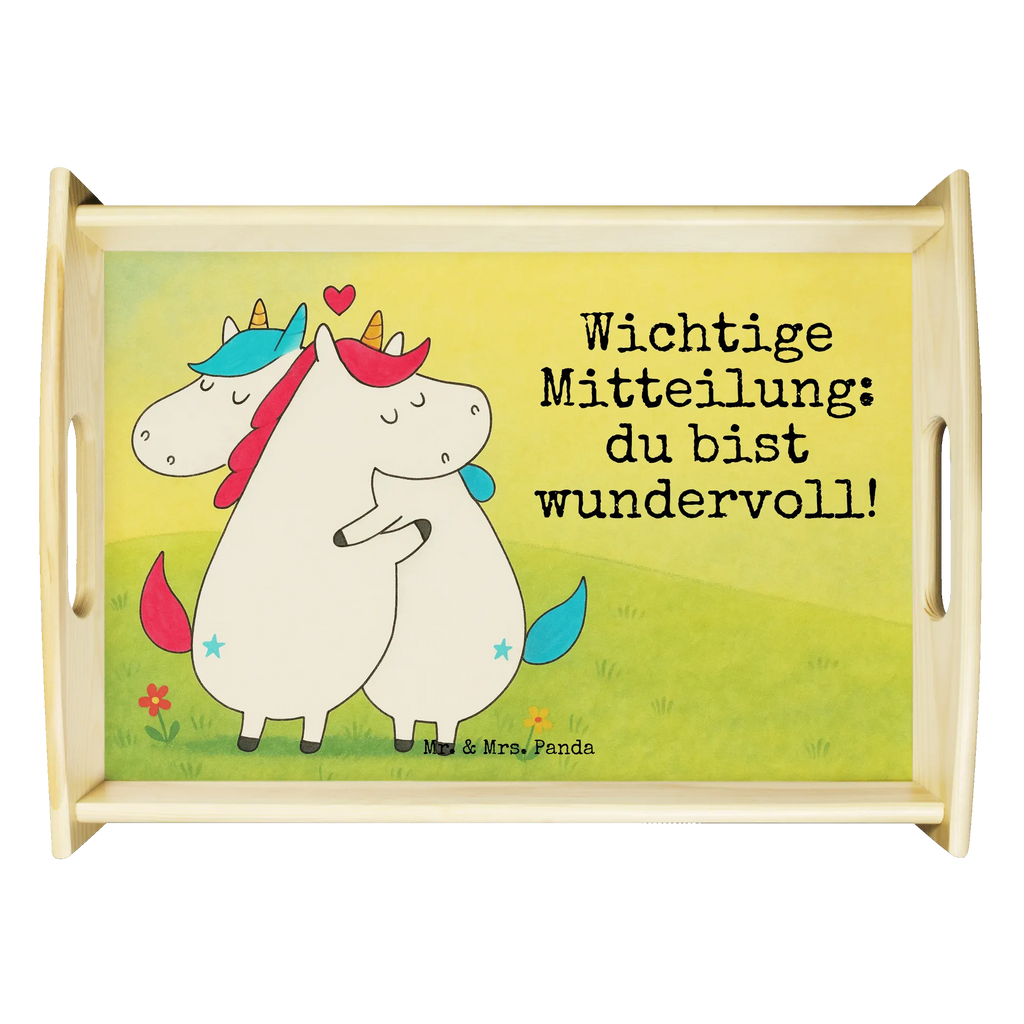 Serviertablett Einhorn Mitteilung Design Serviertablett, Tablett, Holztablett, Küchentablett, Dekotablett, Frühstückstablett, Einhorn, Einhörner, Einhorn Deko, Unicorn, Valentinstag, Valentine, Liebe, Geschenk, Partner, Ehe, lustig, witzig, Spruch