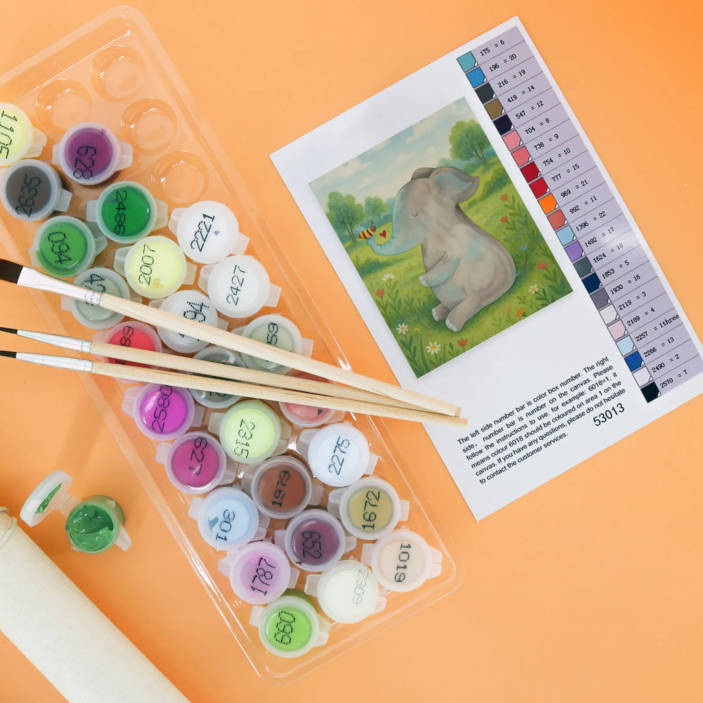 Malowanie według numerów słoń pszczoła Design Malen, Künstler, Kreativität, Malen nach Zahlen, Bastelidee, DIY, Ausmalbild, Baseln, Kunstwerk, Tiermotive, Gute Laune, lustige Sprüche, Tiere, Jahrestag, Liebesbeweis, Liebe, Elefant, Liebesspruch, Liebesgeschenk, Heiratsantrag, Hochzeitsgeschenk, Biene