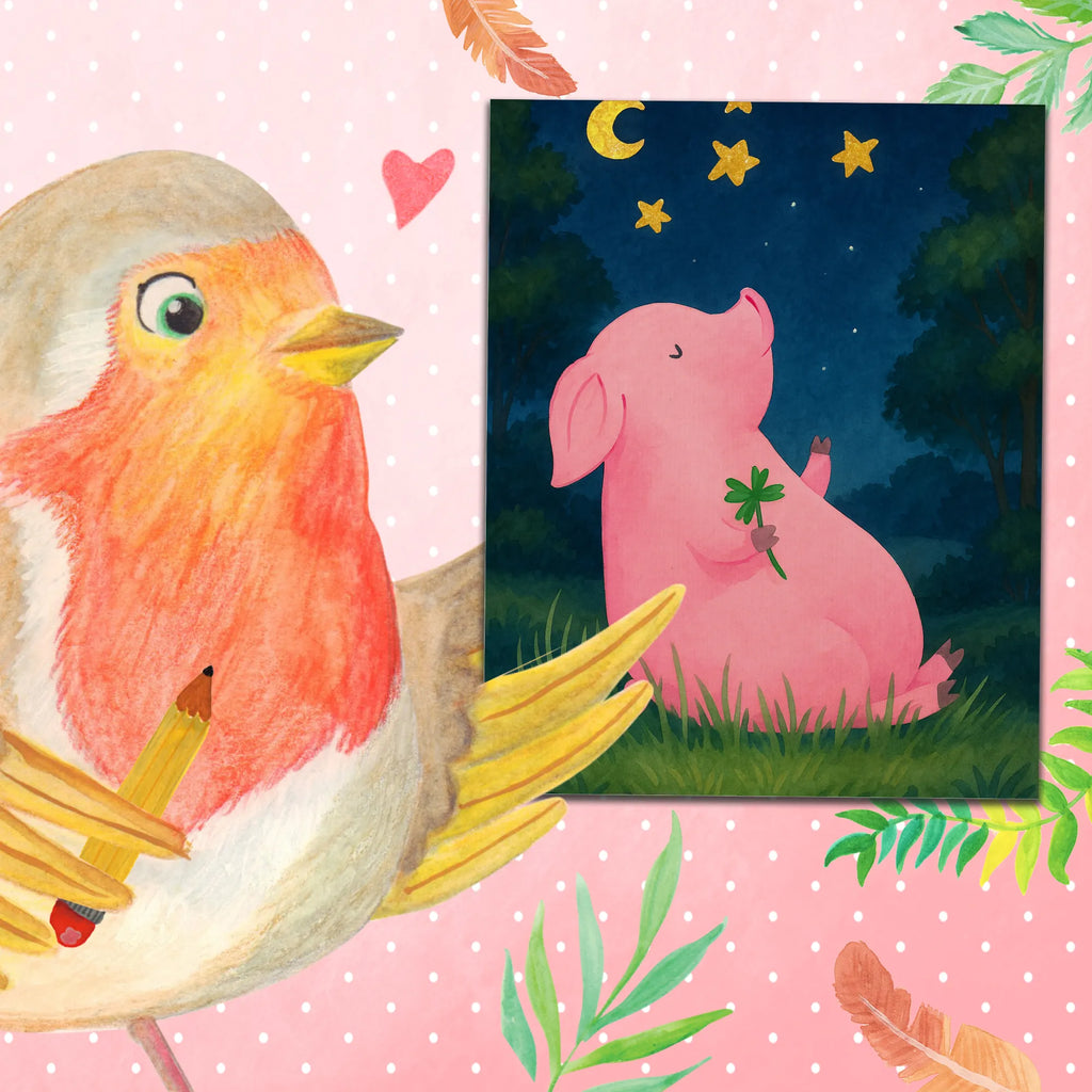 Malowanie według numerów świnia Szczęście Design Motywy zwierzęce, dobra energia, zabawne powiedzonka, zwierzęta