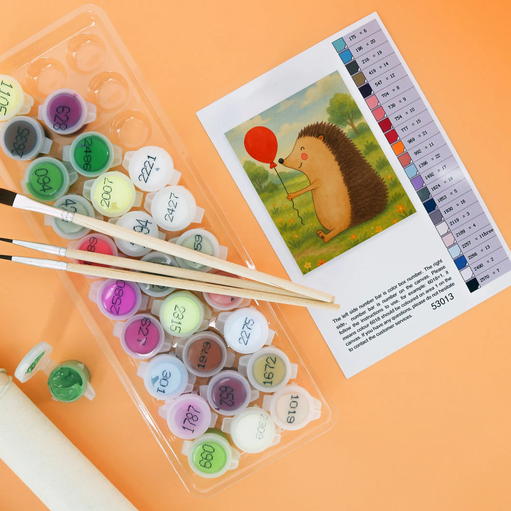 Malowanie według numerów jeż balon Design DIY, Künstler, Baseln, Ausmalbild, Kreativität, Kunstwerk, Malen nach Zahlen, Bastelidee, Malen, Tiermotive, Gute Laune, lustige Sprüche, Tiere, Herzlichen Glückwunsch, Geburtstagskind, Ballon, Geburtstag, Igel, Happy Birthday, Glückwunsch