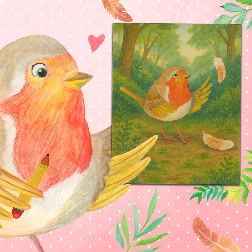 Malen nach Zahlen Rotkehlchen Federn Design Malen, Malen nach Zahlen, Künstler, Kreativität, Bastelidee, Kunstwerk, Baseln, Ausmalbild, DIY, Tiermotive, Gute Laune, lustige Sprüche, Tiere, Vogel, Spruch Mut, Spruch Motivation, Rotkehlchen, What if i fall, Motivationsbilder, fliegen, Motivation Sprüche