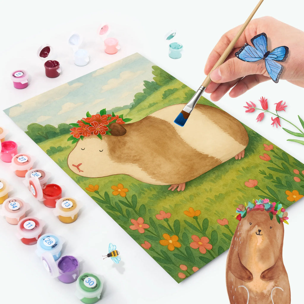 Paint by Numbers Guinea pig wisdom Design Bastelidee, Kunstwerk, Malen, Ausmalbild, Baseln, DIY, Malen nach Zahlen, Kreativität, Künstler, Tiermotive, Gute Laune, lustige Sprüche, Tiere, Wunderland, Motivation, Meerie, Realität, Weisheit, Wunder, Spruch, Meerschweinchen, Meeries, Blumenkind