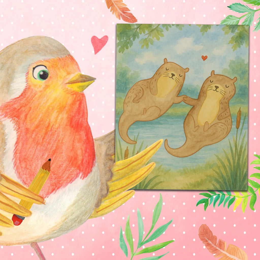 Paint by Numbers otter holding hands Design Malen nach Zahlen, DIY, Baseln, Kreativität, Kunstwerk, Bastelidee, Ausmalbild, Künstler, Malen, Otter, Fischotter, Seeotter, Otter Seeotter See Otter