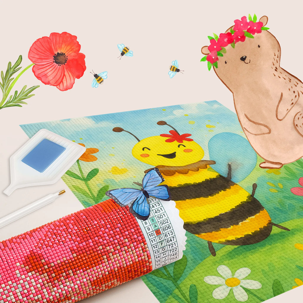 Diamond Painting bee happy Design Bee, wasp, bumblebee