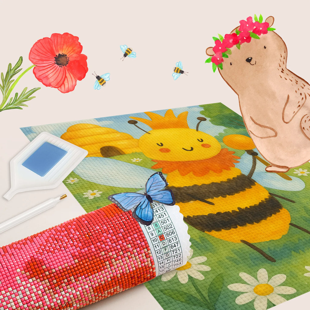 Obraz diamentowy pszczoła król Design Biedronka, Os, Trzmiel