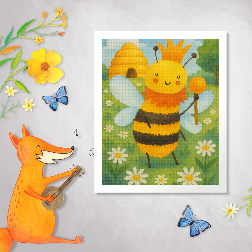 Obraz diamentowy pszczoła król Design Biedronka, Os, Trzmiel