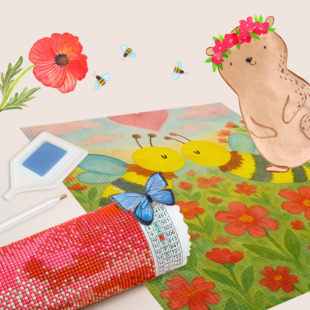 Diamond Painting Biene Liebe Design Kreativität, DIY, Diamond Painting, Kristallbild, Biene, Wespe, Hummel