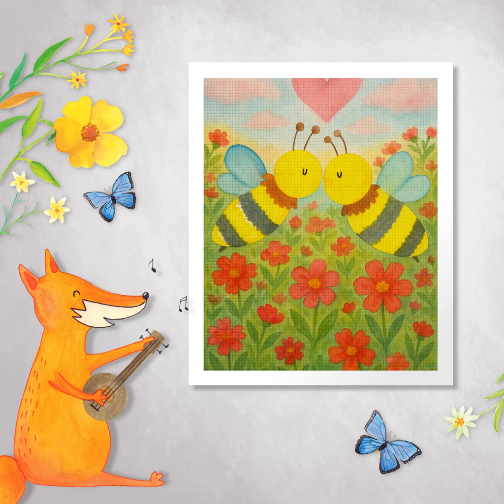 Diamond Painting Biene Liebe Design Kreativität, DIY, Diamond Painting, Kristallbild, Biene, Wespe, Hummel