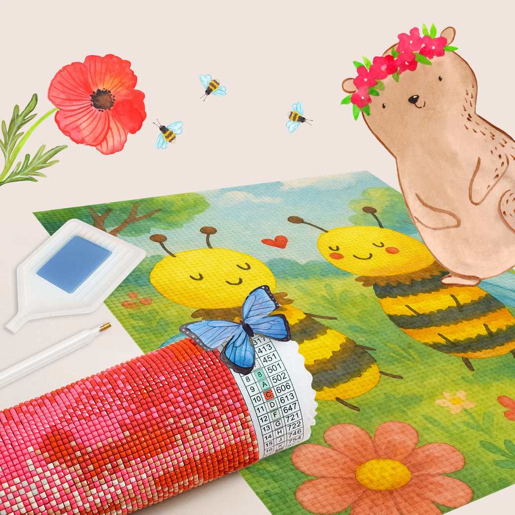 Diamond Painting bee In love Design Bee, wasp, bumblebee