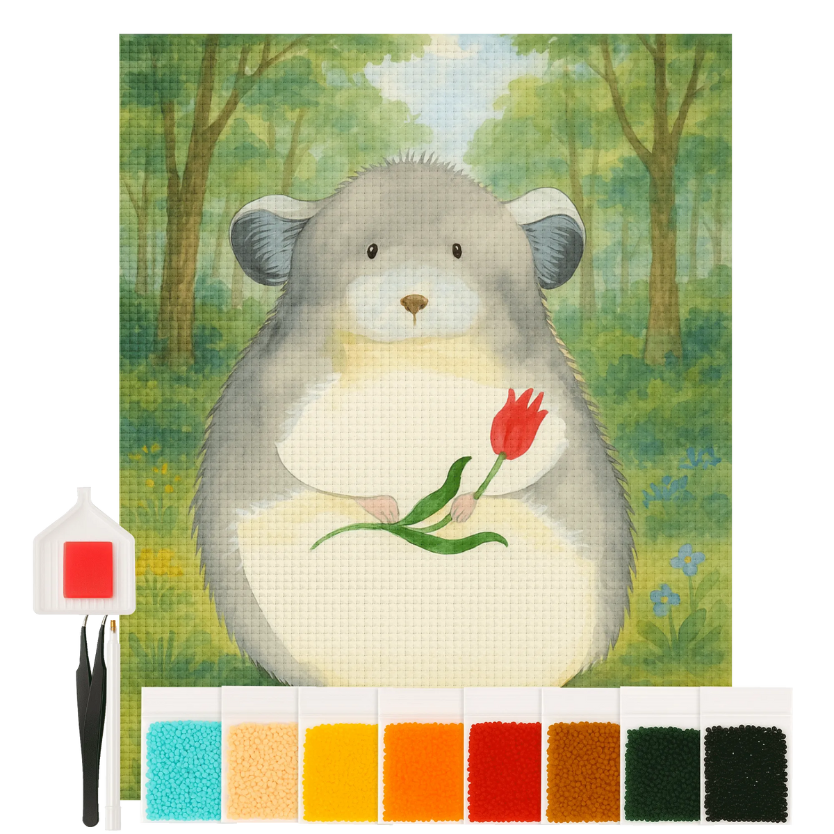 Diamond Painting Chinchilla Blume Design Diamant Malen, diamantbild, diamant stickerei set, diamant malerei, diamond painting set, diamant steine bilder, diamant kunst, diamond painting komplettset, diamond painting kit, glitzerbild, diamant gemälde, mosaik set, diy diamond painting, diamond art, diamant malerei set, diamant stickerei, Diamant Basteln, Diamant Malen nach Zahlen, Diamond Painting, 5d diamond painting, mosaik malerei, diamant painting set, diamant painting bilder, 5d diamant painting, strassbilder, diamant mosaik, diamant painting kit, diamant painting, funkelbilder, Bild mit Diamanten, strass malerei, diamant bilder, malen mit diamanten, steinchenbilder, diamant malset, diamond painting bilder, mosaik bilder, Kristallbild, diamant bastelset, Tiere, Tiermotive, Gute Laune, Lustige Sprüche, Chinchilla, Büroalltag, Liebeskummer, Depressionen, Chaos, traurig sein, Büro, Chinchillas, Glücklichsein, Kummer