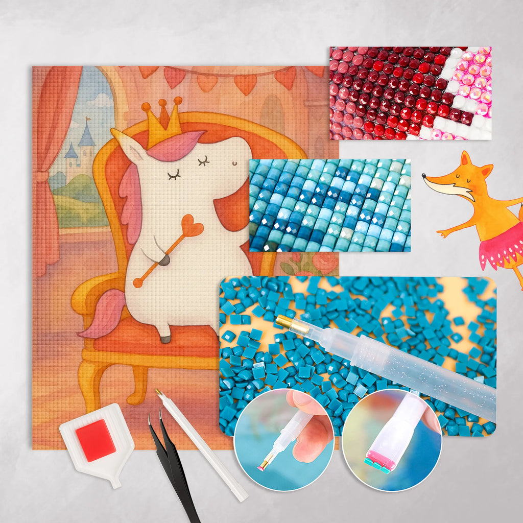 Diamond Painting Einhorn Prinzessin Design Diamond Painting, Kreativität, Kristallbild, DIY, Einhorn, Einhörner, Einhorn Deko, Unicorn, Geburtstagsgeschenk, Monat, Geburtstag, Prinzessin, Geschenk