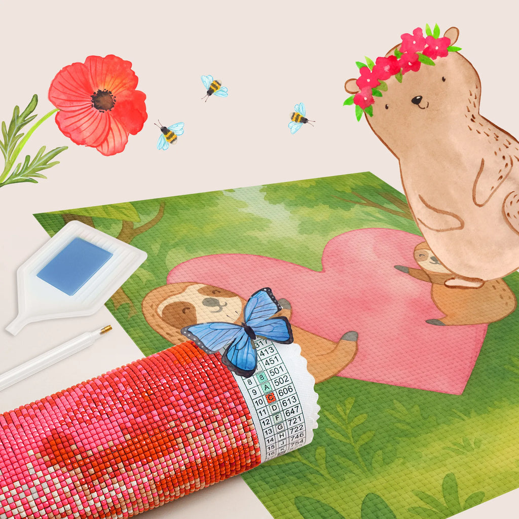 Diamond Painting Faultiere Herz Design Diamond Painting, Kreativität, DIY, Kristallbild, Liebe, Partner, Freund, Freundin, Ehemann, Ehefrau, Heiraten, Verlobung, Heiratsantrag, Liebesgeschenk, Jahrestag, Hocheitstag, Geschenk für Frauen, Geschenk für Freundin, Valentinstag, Mitbringsel, Liebesbeweis, Hochzeitstag, für Ehemann, Geschenk für Partner, für Männer