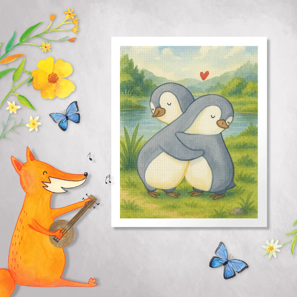 Diamond Painting Pinguine Kuscheln Design DIY, Diamond Painting, Kreativität, Kristallbild, Liebe, Partner, Freund, Freundin, Ehemann, Ehefrau, Heiraten, Verlobung, Heiratsantrag, Liebesgeschenk, Jahrestag, Hocheitstag, Valentinstag, Mitbringsel, für Ehemann, für Männer, Geschenk für Partner, Liebesbeweis, Geschenk für Frauen, Geschenk für Freundin, Hochzeitstag