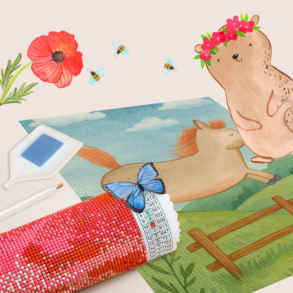 Diamond Painting Horse Jump Design farm, farm animals, animals, horses, horse owner, riding out, pony, horse stable, stable, horse, riding