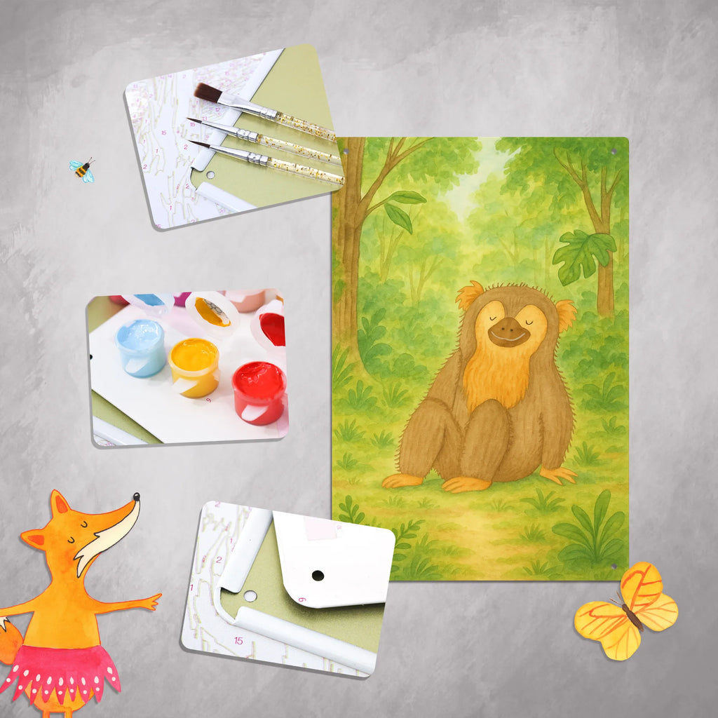 Malen nach Zahlen Metallschild Affe Design Malen, Kreativität, Künstler, Malen nach Zahlen, Bastelidee, Ausmalbild, Baseln, Kunstwerk, DIY, Afrika, Wildtiere, Motivation, Liebe, Selbstliebe, Respekt, Affe, Selfcare, Äffchen, Selbstbewusstsein, Affen, Selbstachtung