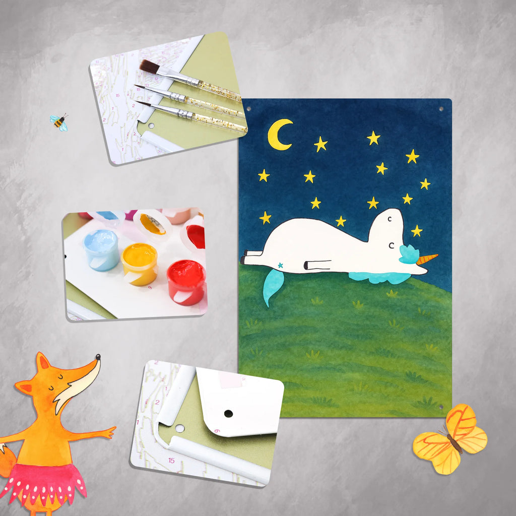 Malen nach Zahlen Metallschild Einhorn Sternenhimmel Design Baseln, Malen nach Zahlen, Kunstwerk, Malen, Kreativität, DIY, Bastelidee, Ausmalbild, Künstler, Einhorn, Einhörner, Einhorn Deko, Unicorn, Verrückt, Sterne, Sternenhimmel, Dachschaden