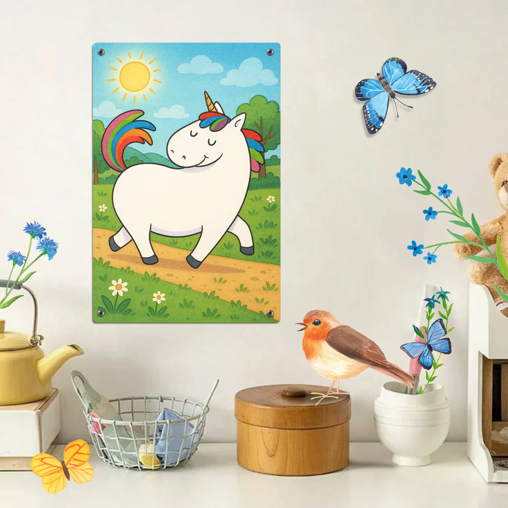 Malen nach Zahlen Metallschild Einhorn Stolzieren Design DIY, Kunstwerk, Künstler, Kreativität, Malen, Ausmalbild, Baseln, Malen nach Zahlen, Bastelidee, Einhorn, Einhörner, Einhorn Deko, Unicorn, Reiter, Freundin, anders, bunt, stolz, Pferd, Reiten, Geschenk