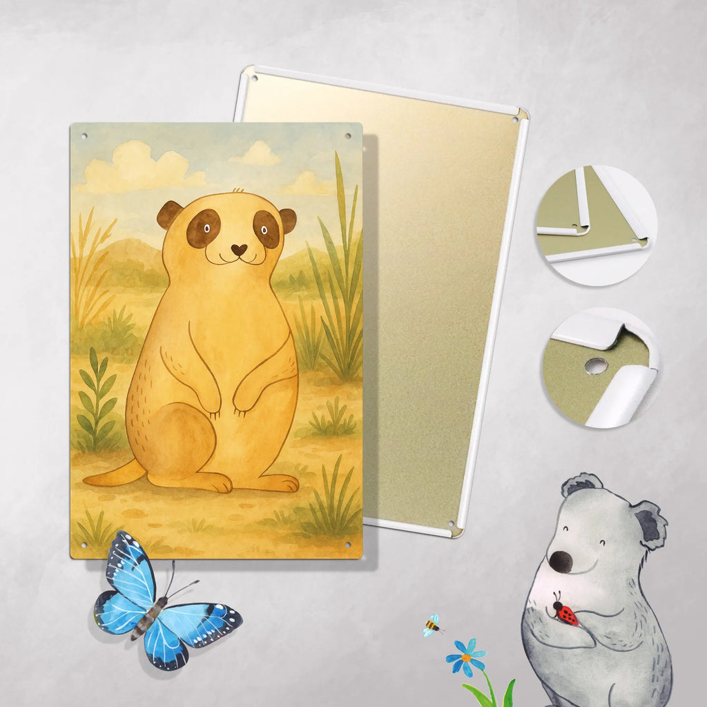 Paint by Numbers Metal Sign Meerkat Design Africa, Road trip, Meerkat, Africa trip, Travel, Saying, World trip, Traveling