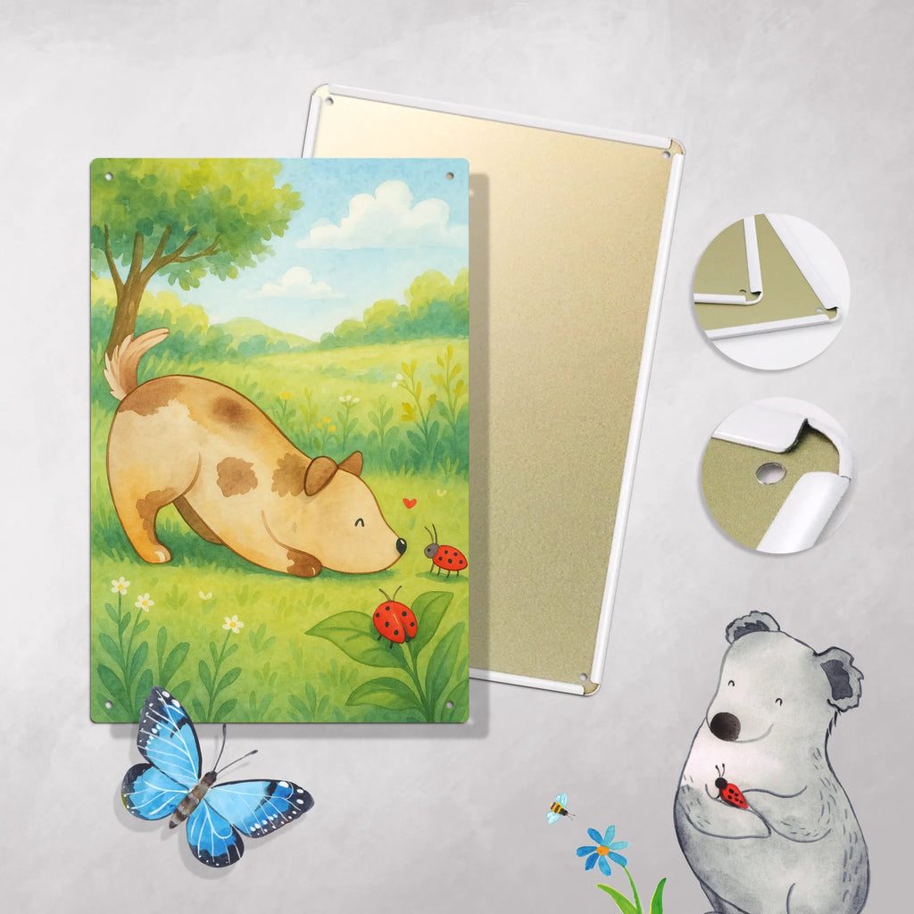 Paint by Numbers Metal Sign Dog ladybug Design dog, mutt, hound, woof, dog mama, dog breed, love dogs, love for dogs, dog decorative items, bag with dog print, funny gifts for dog owners, what do you give a dog lover, Christmas gifts for dogs, gifts for dogs, dog sayings, Dog, Ladybird, Dog slogan, Sayings, Dogs, Mongrel dog, Mongrel