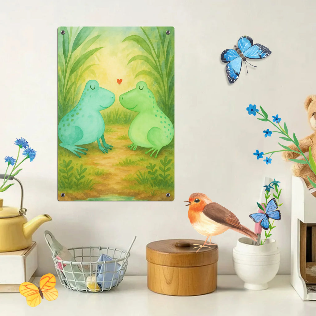 Paint by Numbers Metal Sign Frogs in love Design Love, Loving, Two, Together, Marriage, Engagement, Proposal of marriage, Love gift, gift for her, gift for him, anniversary gift, Gift Friend, Friend, Frogs, Girlfriend, Partner, Gift Girlfriend, Frog, Proof of Love, Wedding Day, Married, Anniversary, In Love, Engaged, Gift Wedding, Frog King